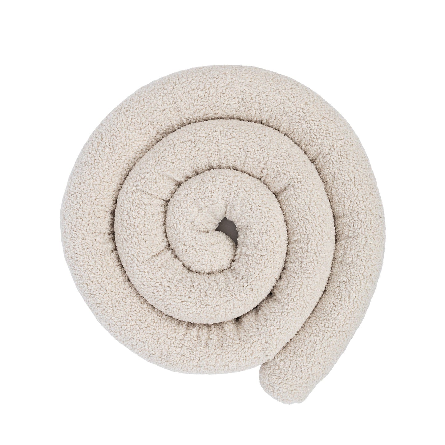 Baby Cot Bumper Pillow - Safe Roll | Bearly Cream 400 cm