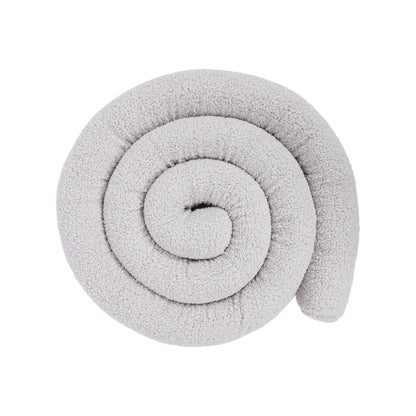 Baby Cot Bumper Pillow - Safe Roll | Bearly Off White 400 cm