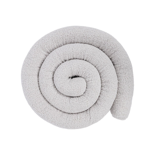 Baby Cot Bumper Pillow - Safe Roll | Bearly Off White 400 cm
