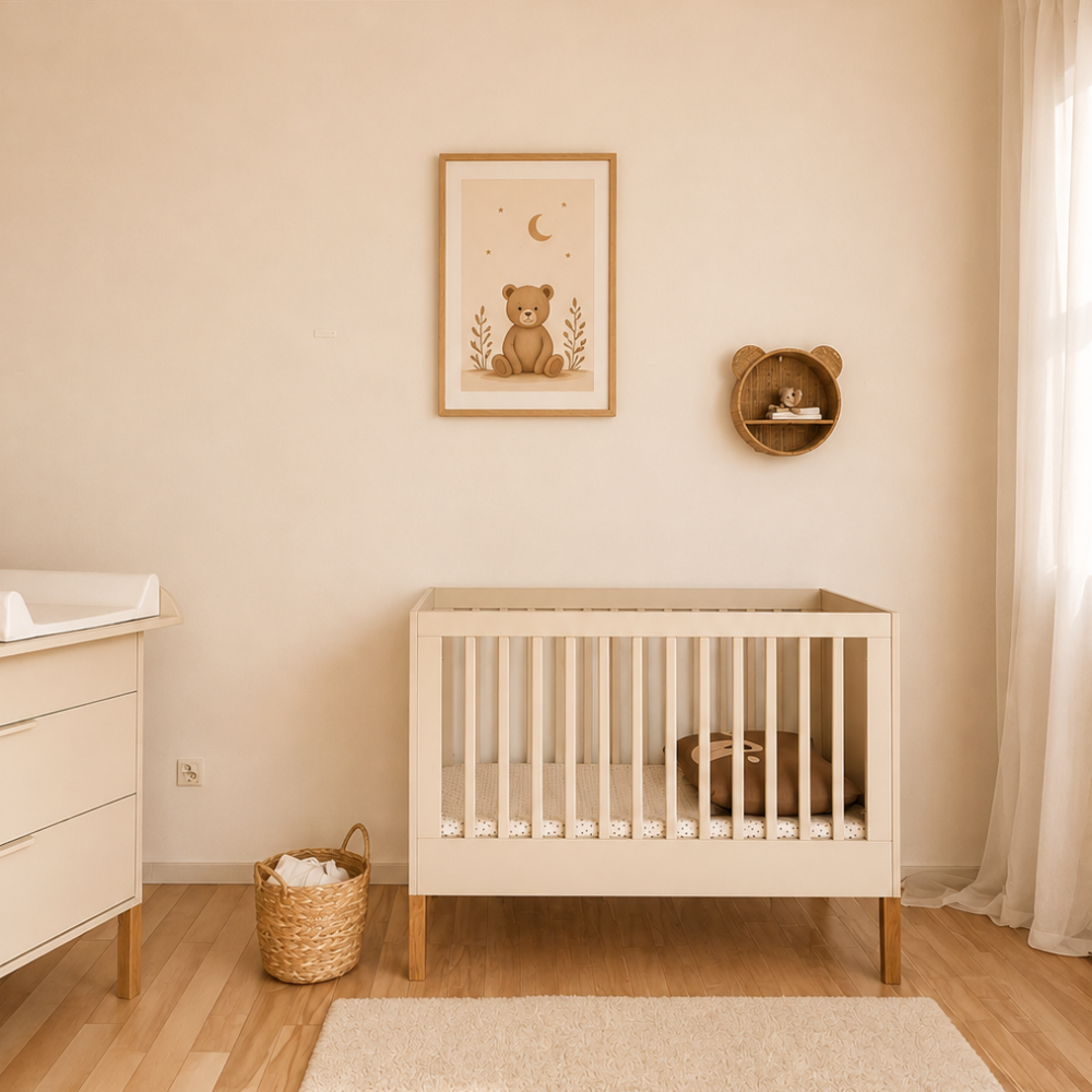 ATB ILA ensemble chambre bébé 3 pièces 120 × 60 cm – cachemire