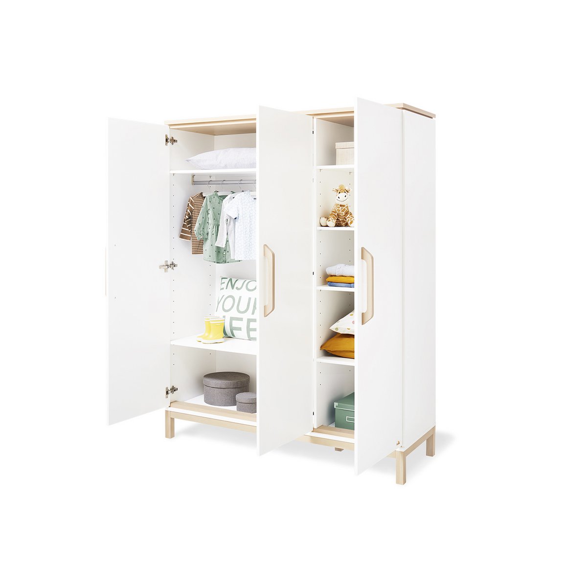 Large Light Wardrobe - Children's Room Wardrobe