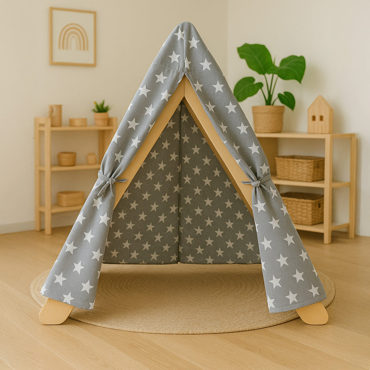 tentdoek voor Pikler klimdriehoek voor fantasierijk spelen