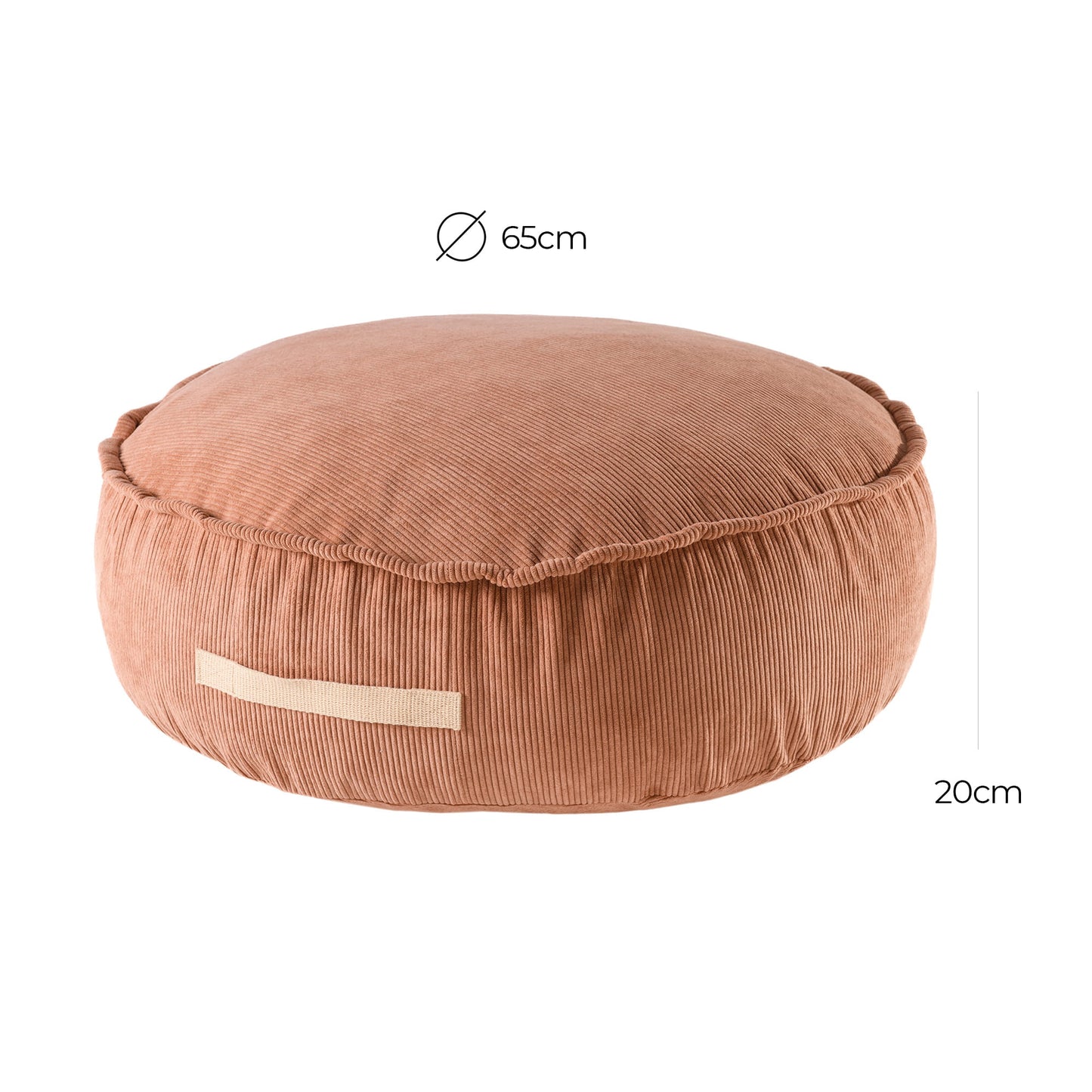 MeowBaby Slimcord Zitzak — Brick