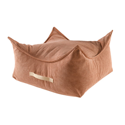 MeowBaby Slimcord Vierkante Zitzak — Brick