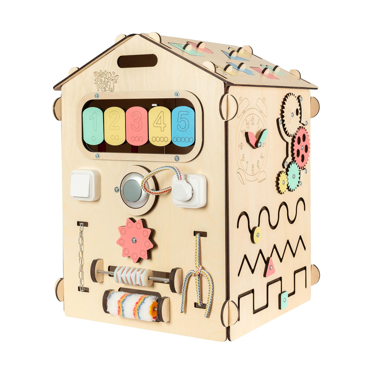 BusyKids Busy Board speelhuisje – naturel