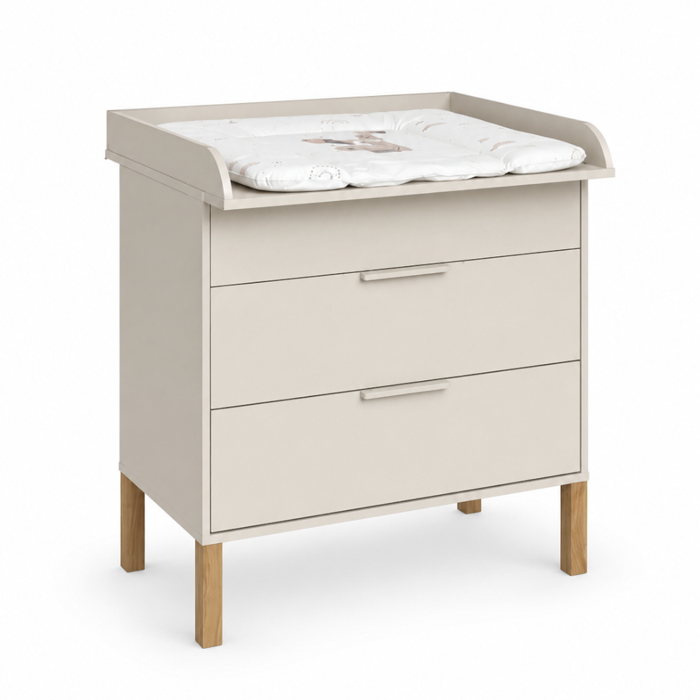 ATB ILA commode met verschoonblad – cashmere – aanvullende afbeelding