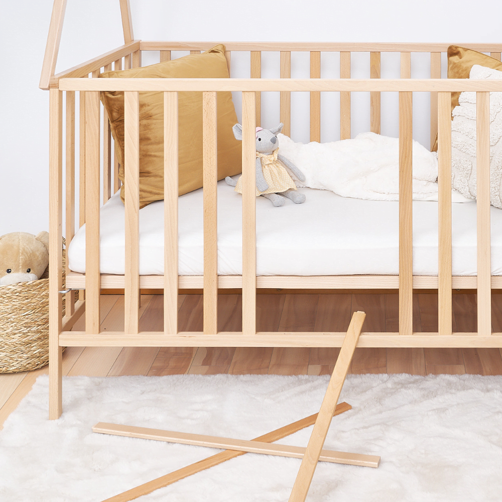 ATB TIPI 120 × 60 cm ledikant – naturel – extra productafbeelding