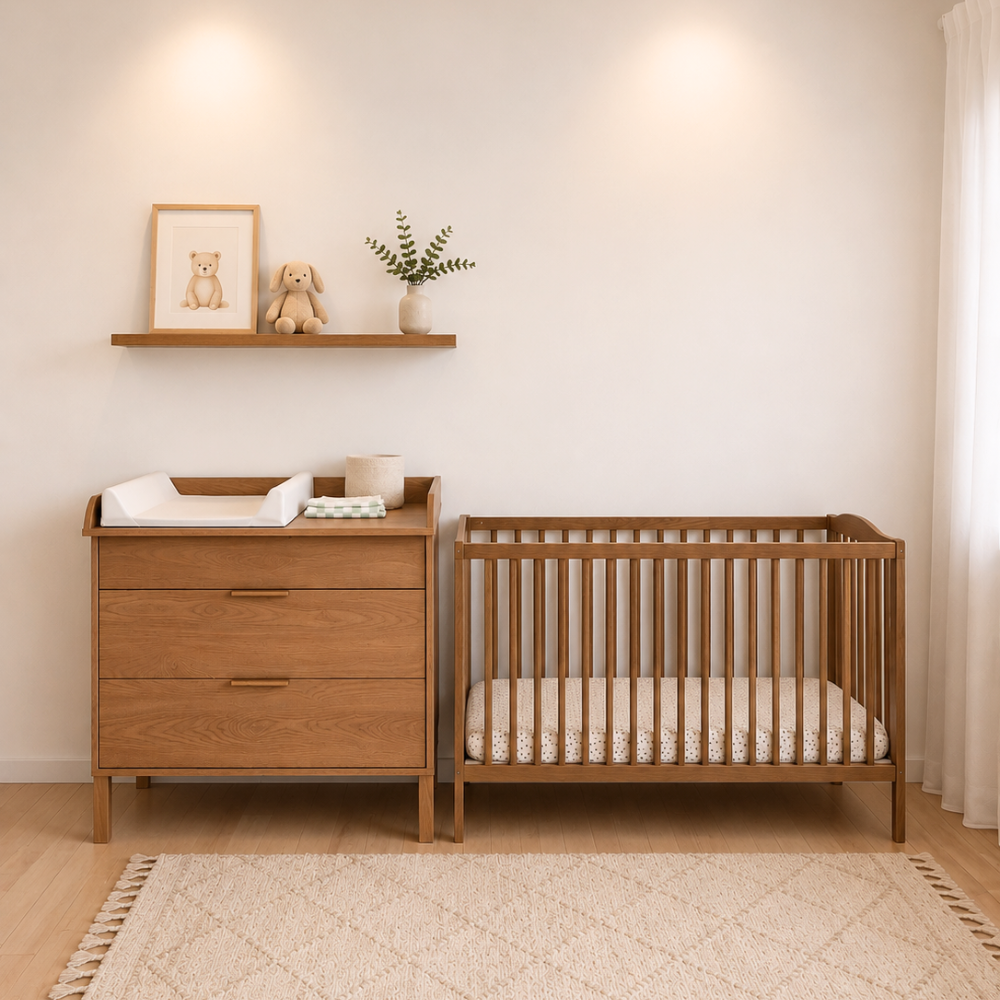 ATB NUBI 120 × 60 cm oak cot + sofa – eikenhout – extra productafbeelding