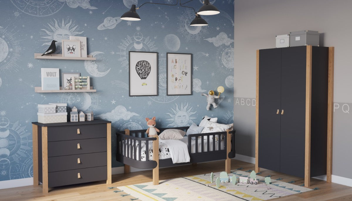 YappyÉtude Peuterbed - 160x80 cm - aanvullende productfoto Antraciet