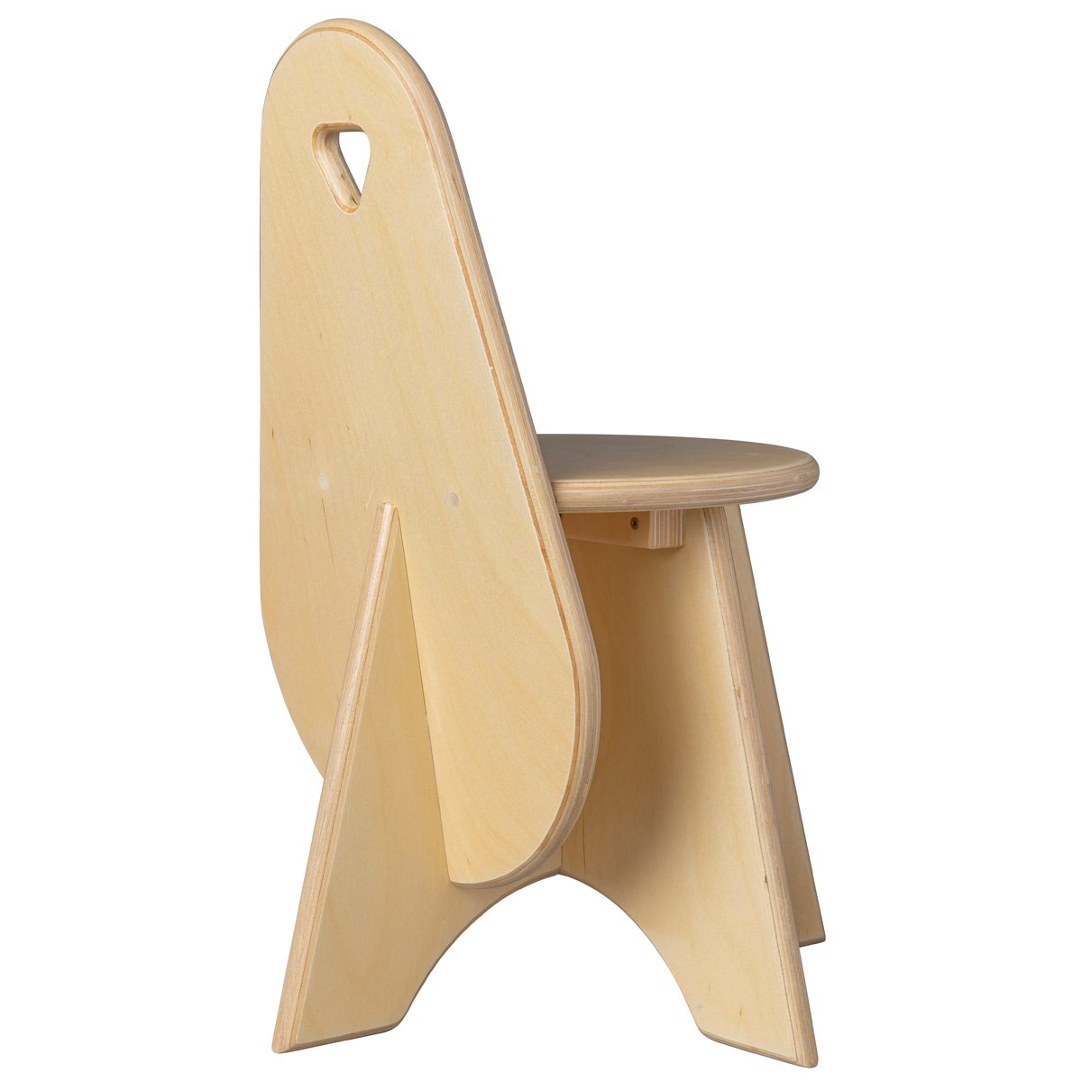 Van Dijk Toys houten kinderstoel Apollo Peuter - Naturel (Kinderopvang kwaliteit)