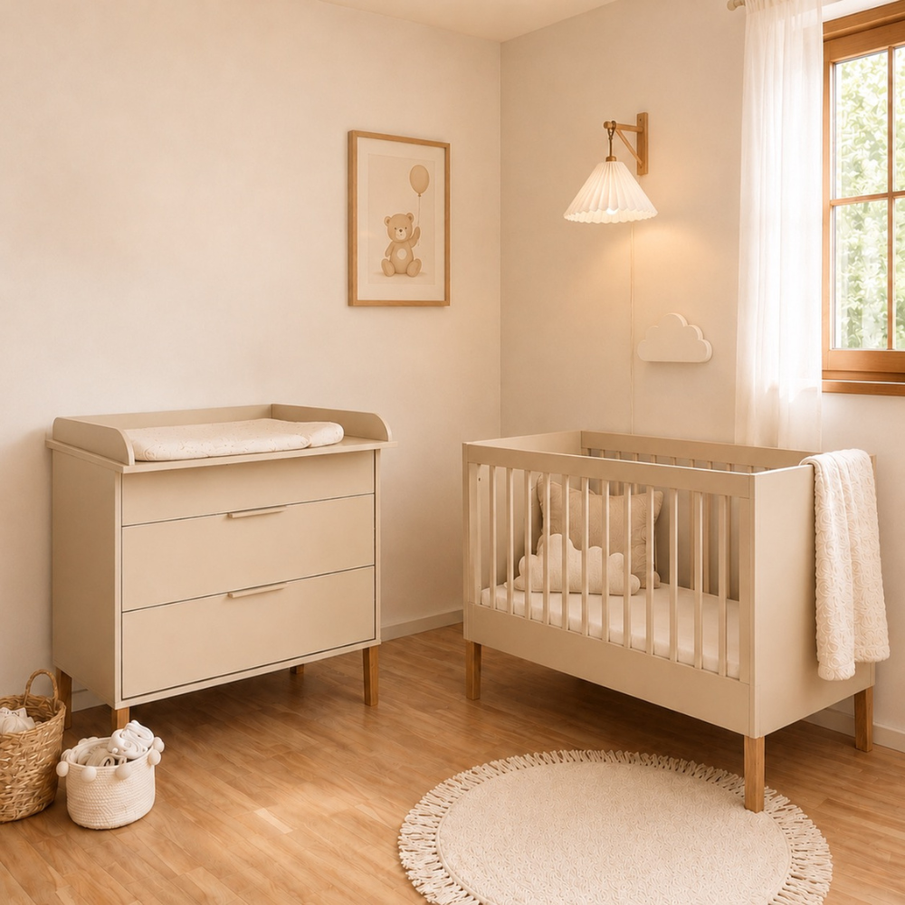 ATB ILA commode met verschoonblad – cashmere – aanvullende afbeelding