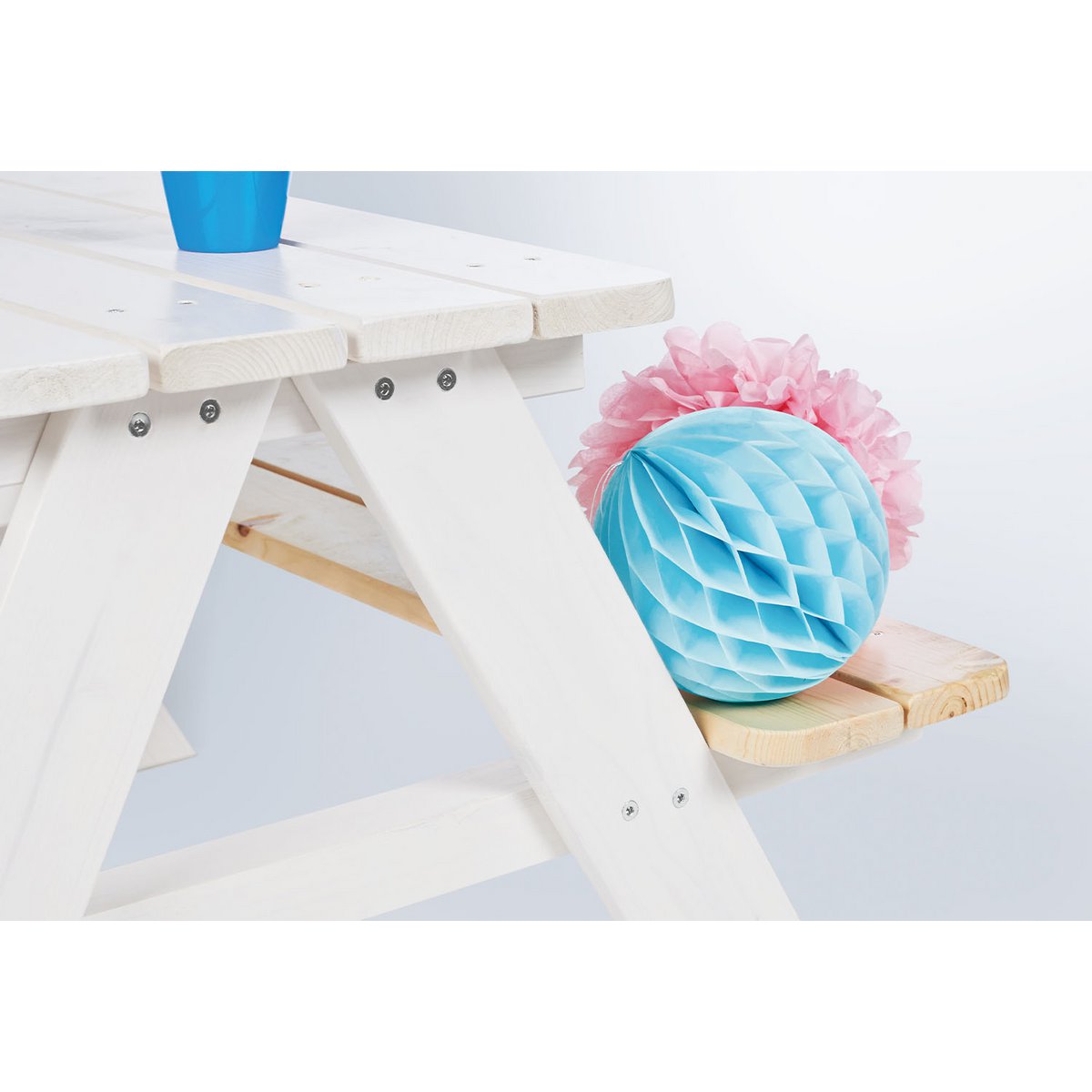 Children's Picnic Table "Nicki for 4", white