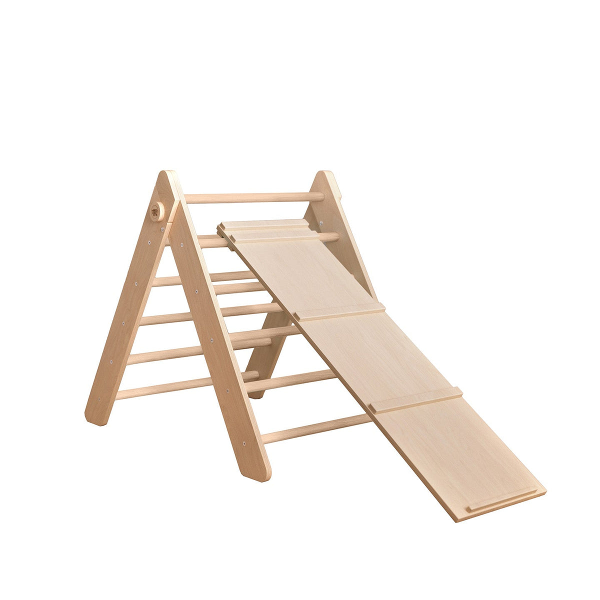 BusyKids Pikler klimdriehoek met plank – regenboog – productbeeld 17