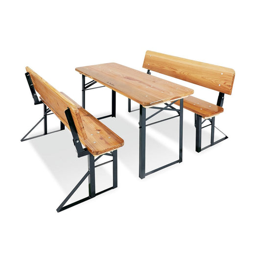 Sepp Outdoor Children's Seating Set with Backrest – 3-piece