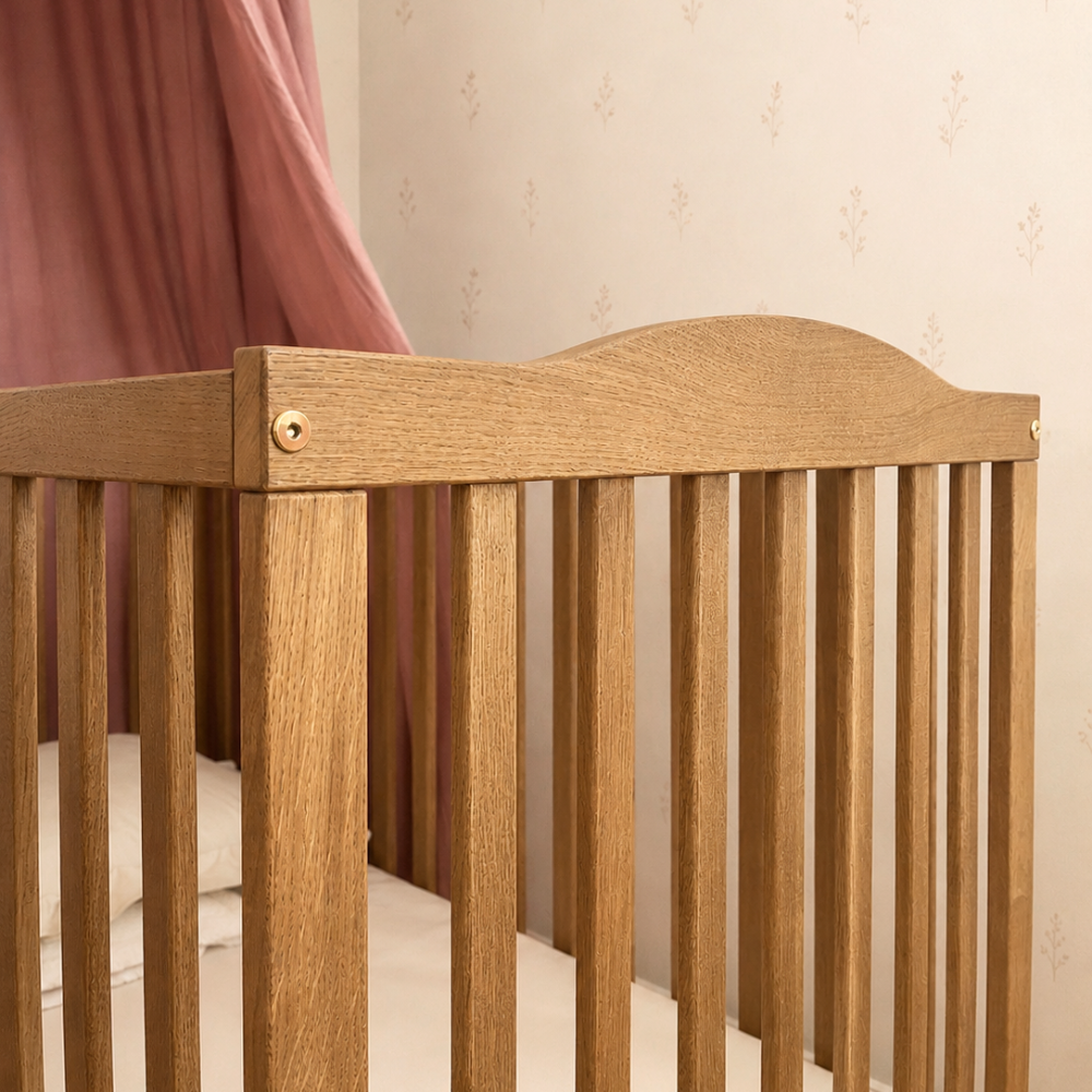 ATB NUBI 120 × 60 cm oak cot + sofa – eikenhout – extra productafbeelding