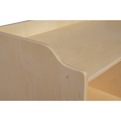 Van Dijk Toys wooden doll dresser / doll dresser - Natural with white (Childcare quality)