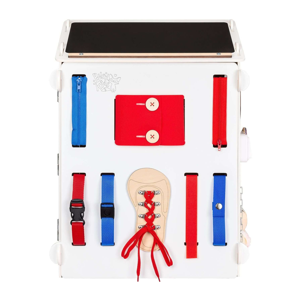BusyBoard Sensory Play House - White