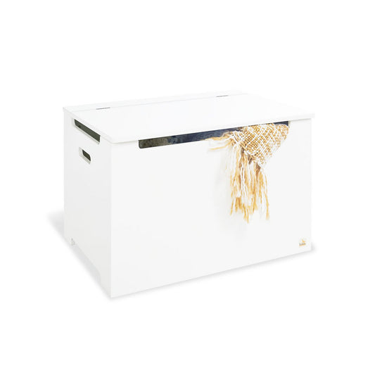 Storage chest, painted white