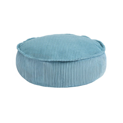 MeowBaby Aesthetic ribfluweel zitzak turquoise