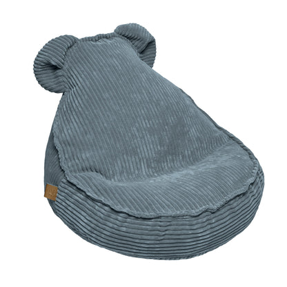 MeowBaby Aesthetic kinderzitzak met oortjes turquoise