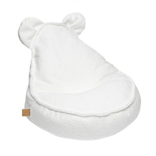 MeowBaby Boucle Teddy Kinderzitzak — White
