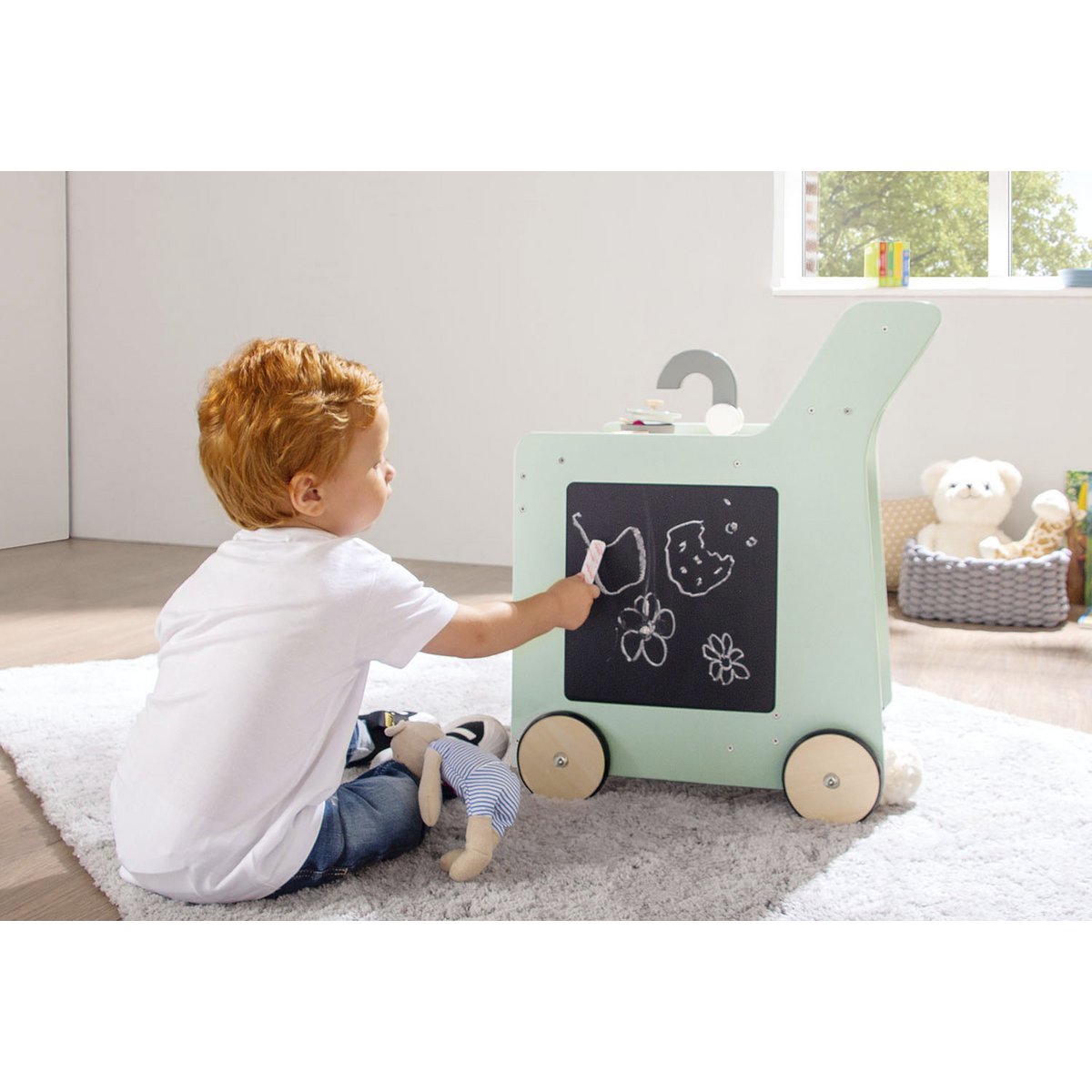 Kalle children's kitchen - walker with kitchen