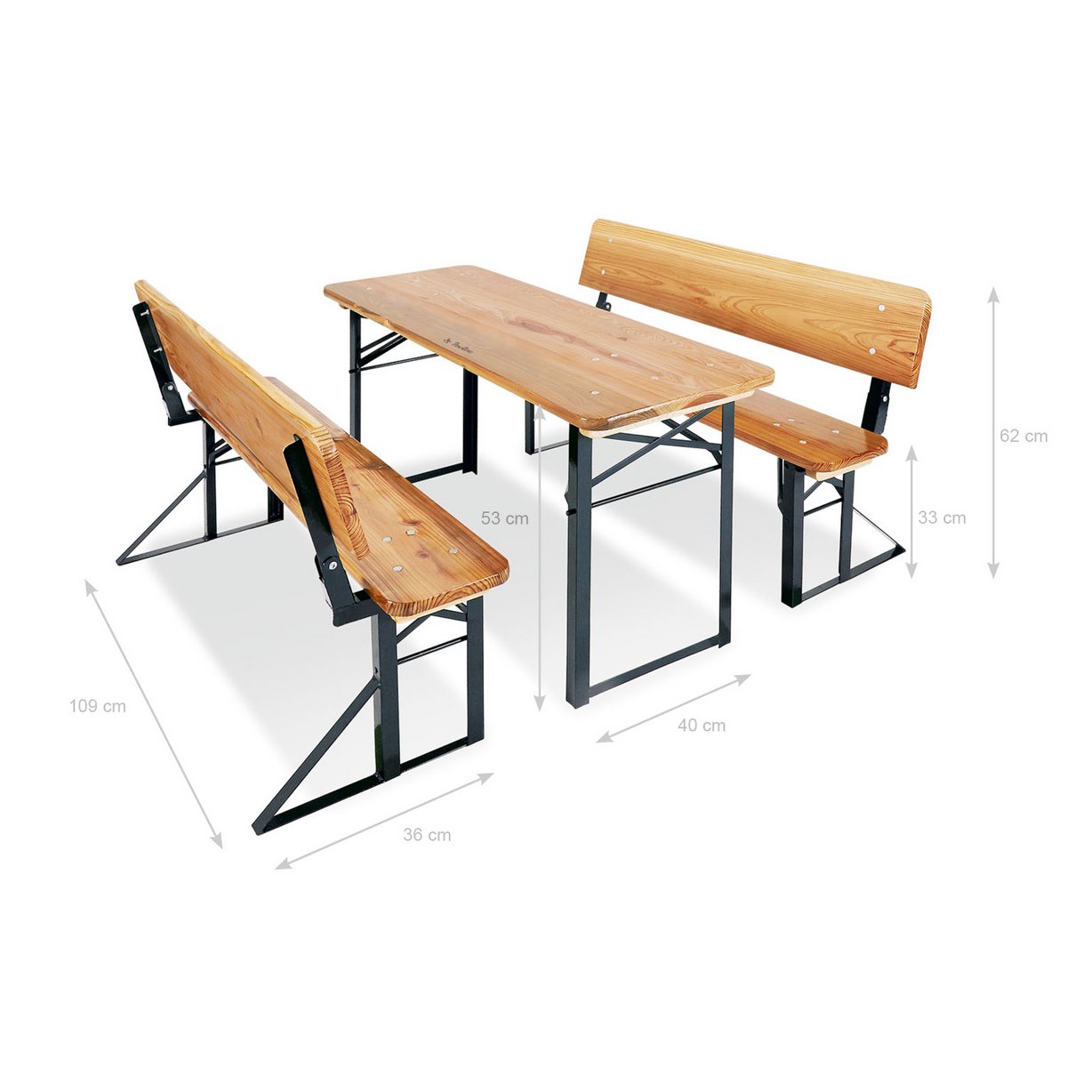 Kinderzitset voor buiten Sepp met rugleuning – 3-delig – productbeeld 4