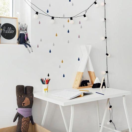 Set: Drops Navy Blue Lily Mustard