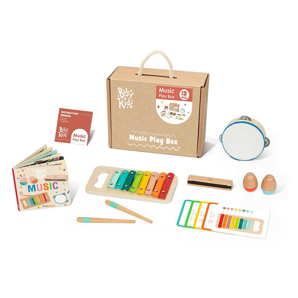 BusyKids Montessori muziekset met instrumenten