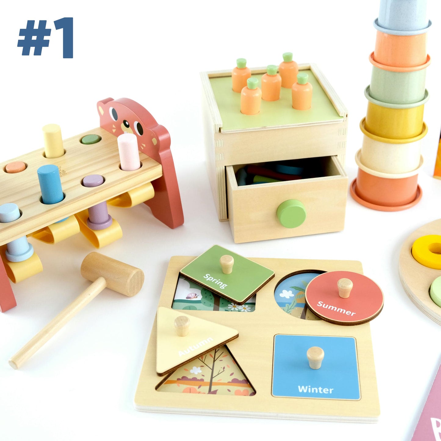 Montessori set "BusyKids" for children from 12 to 18 months