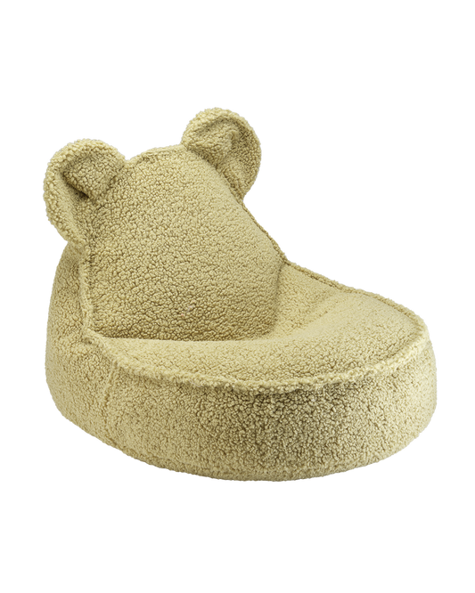 Wigiwama Matcha Bear Beanbag - teddy fabric beanbag