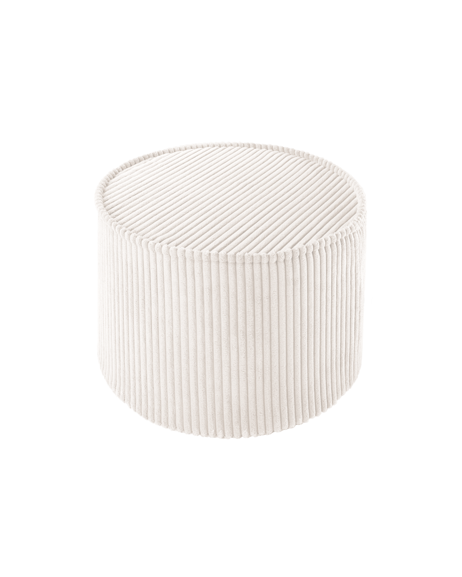 Wigiwama Marshmallow Pouffe - ribbed pouffe
