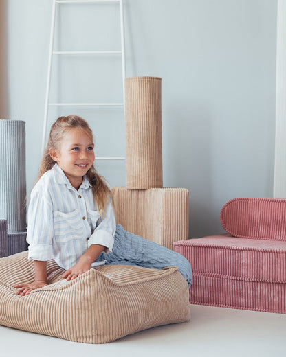 Wigiwama Brown Sugar Roll - ribbed cushion