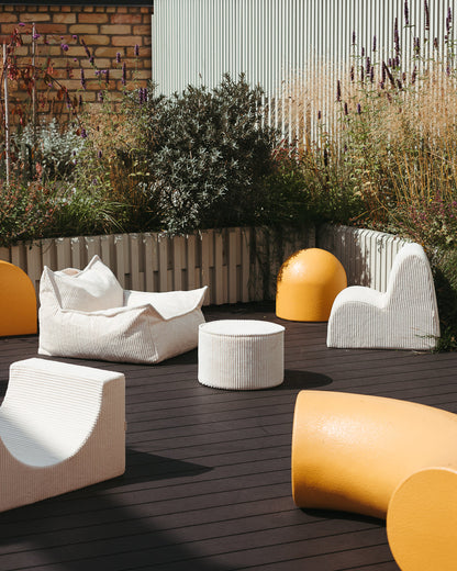 Wigiwama Marshmallow Cloud Chair - ribbed fabric children's chair