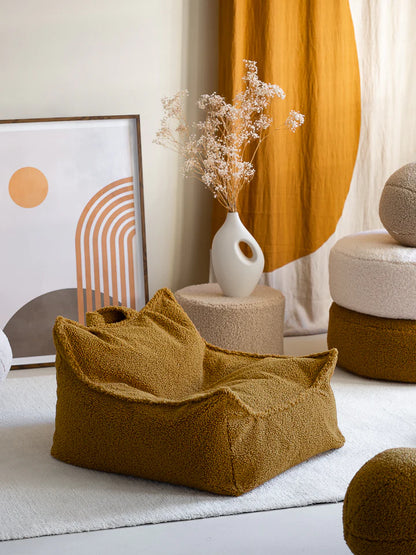 Wigiwama Maple Beanbag Chair - teddy fabric beanbag