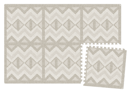 Kilim playmat foam - Feather Gray