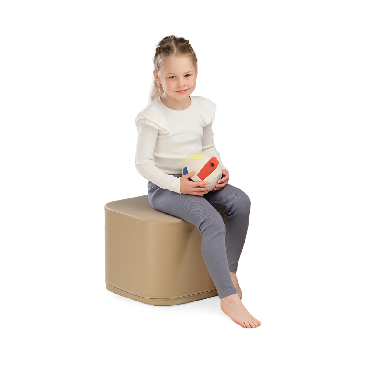 IGLU Kubus speelblok Kids 31 cm – grijs-beige
