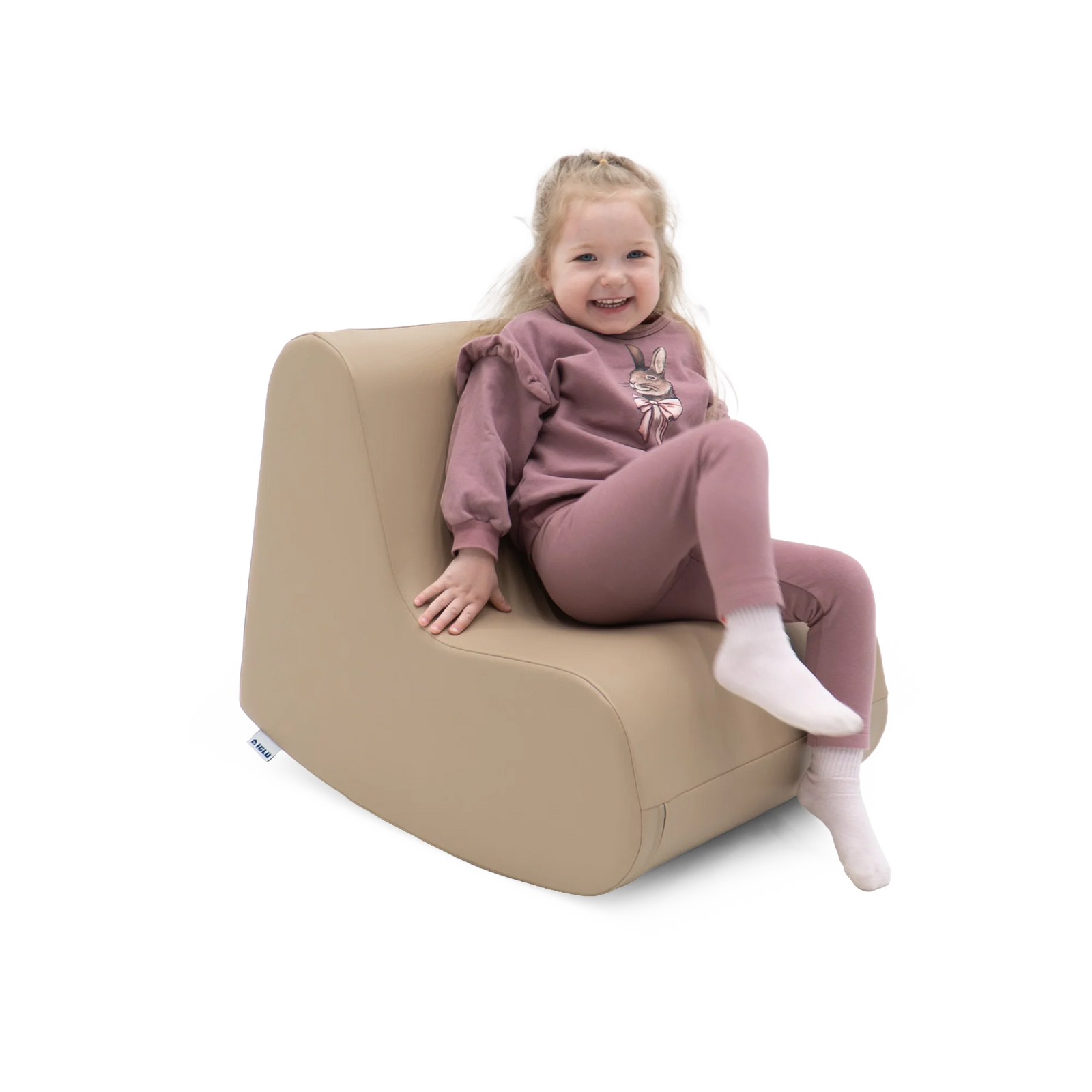 IGLU zachte schommelstoel – grijs-beige