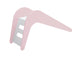Jupiduu Indoor Kids Slide - Pink wooden slide