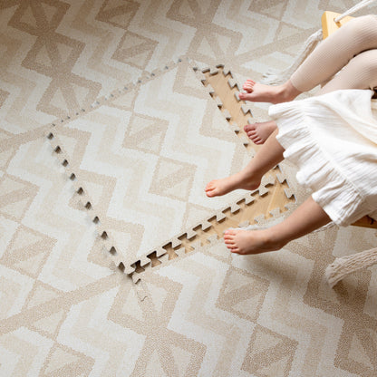 Kilim play mat foam - Sand