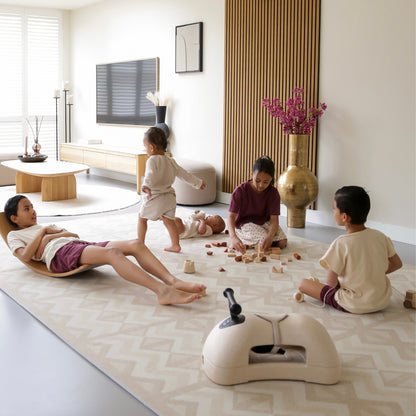 Kilim play mat foam - Sand