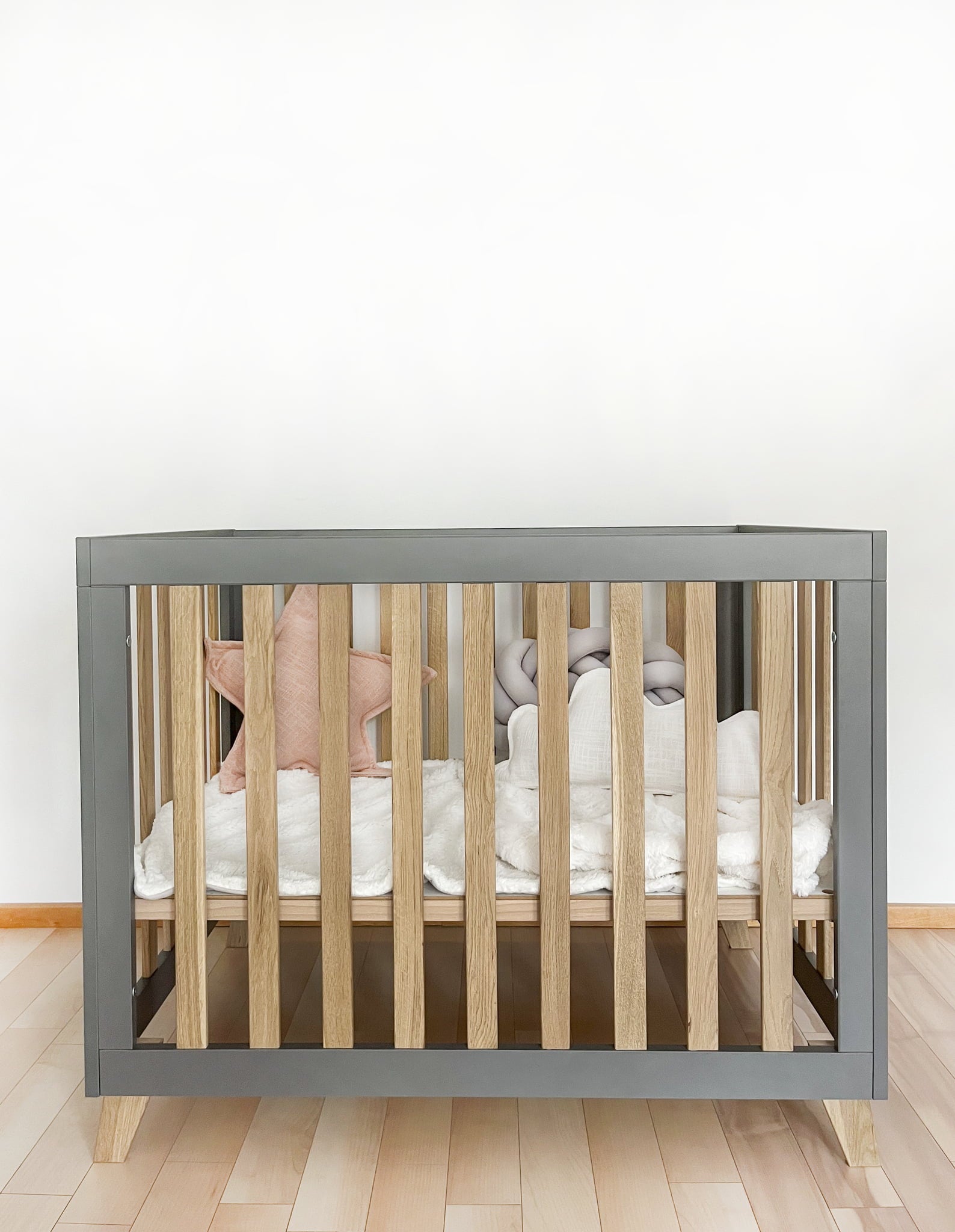 ATB OAK babybox – grijs/eiken – extra afbeelding