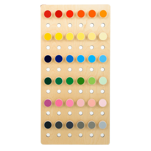 Colored Pegs Board - Leea's Tower Accessory