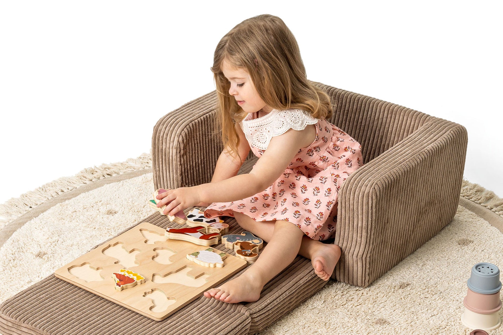 Lumi Chair Corduroy Chocolate