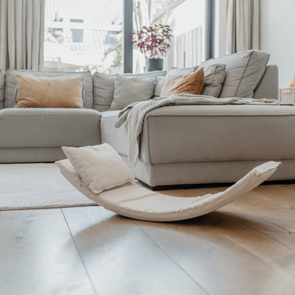 Mattress + cushion for balance board