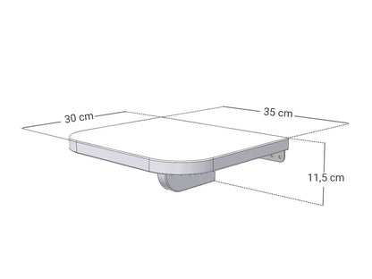 Floating bedside table for Nova children's bed