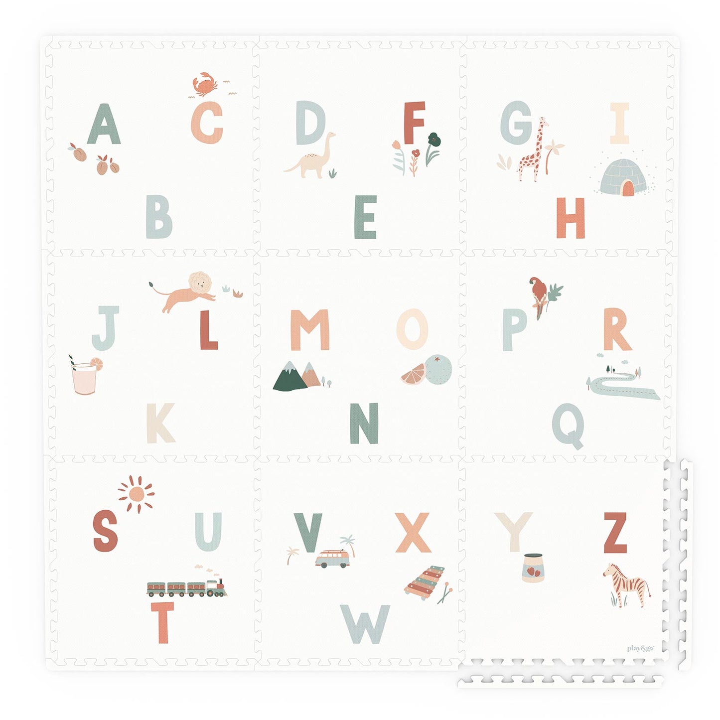 EEVAA Alphabet - Terrazzo puzzlemat