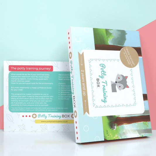 Potty training box - Animal theme - potty trained in 1 week