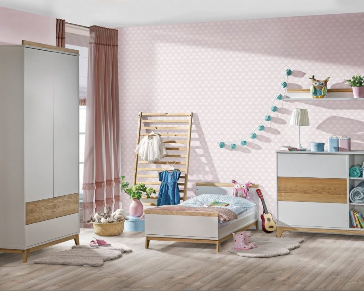 ATB NORDIK commode à langer – blanc/frêne