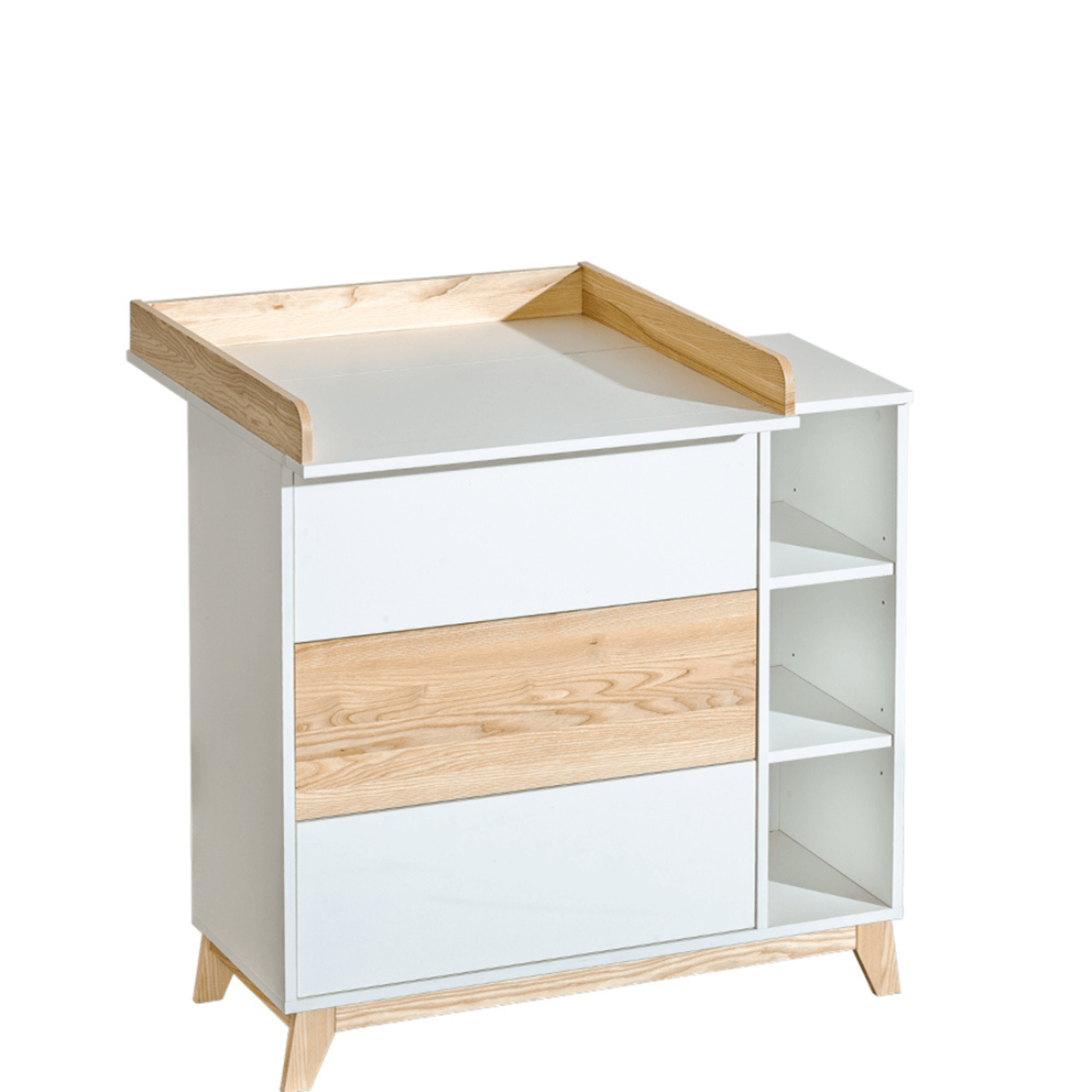 ATB NORDIK commode à langer – blanc/frêne – vue supplémentaire 4